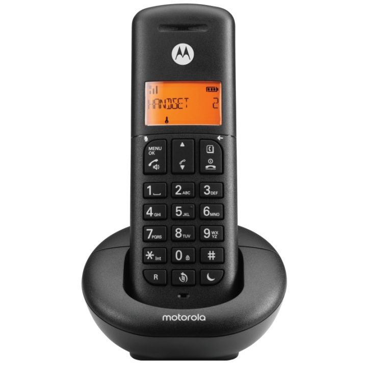 Motorola E201 DECT Phone Caller ID Black
