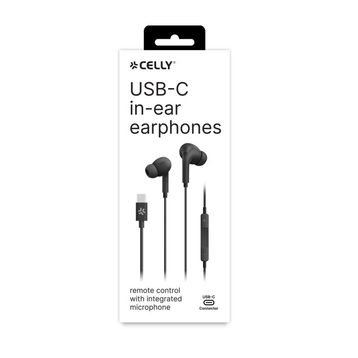 Celly UP1200TYPECBK auriculares e headset Auriculares com fio…