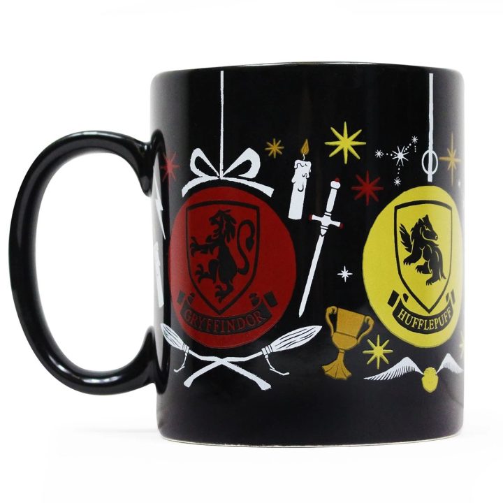 Harry Potter Houses Baubles Half Moon Bay Mug 400ml (MUGBHP68)