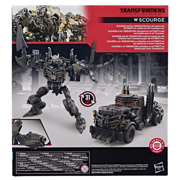 Transformers Studio Series Rise of the Beasts Scourge Leader Class