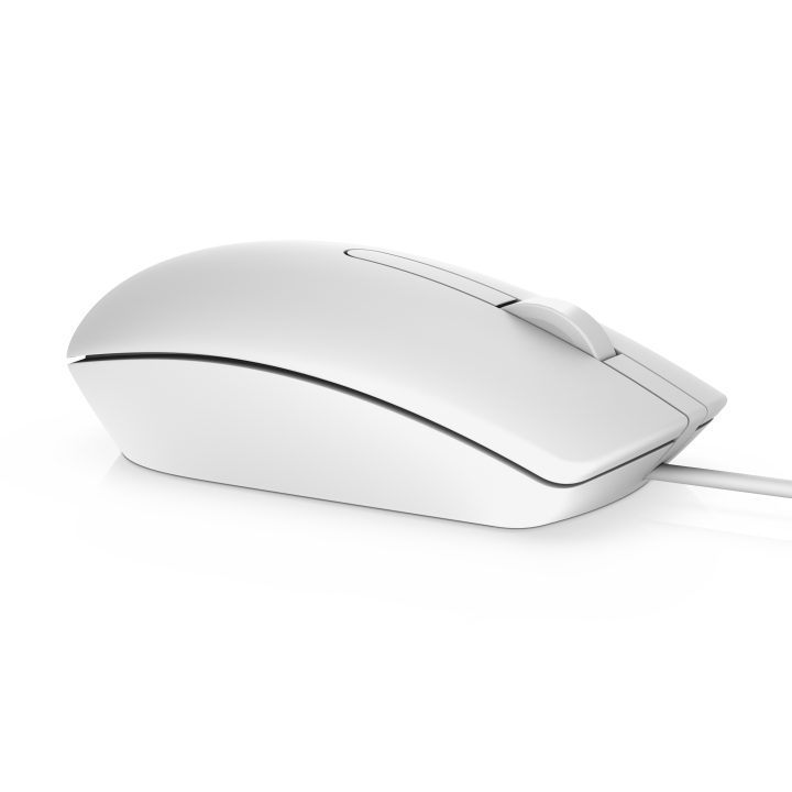 DELL Rato com cabo - MS116 - branco