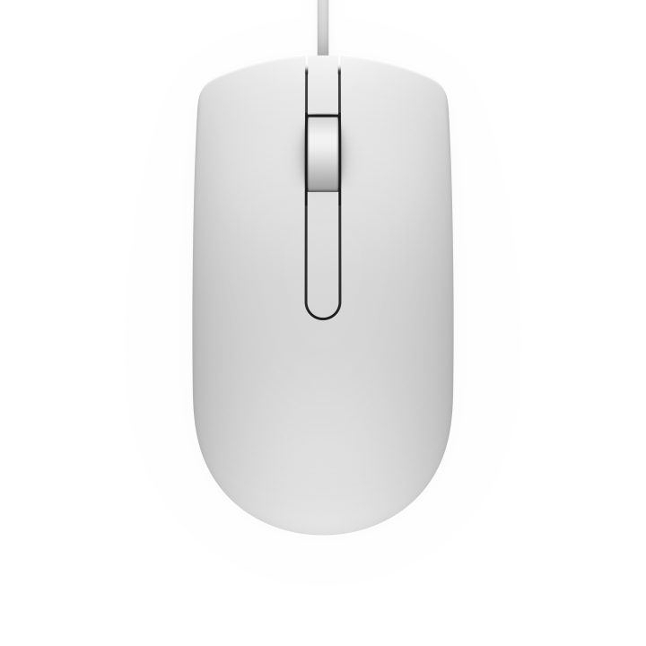 DELL Wired Mouse - MS116 - White