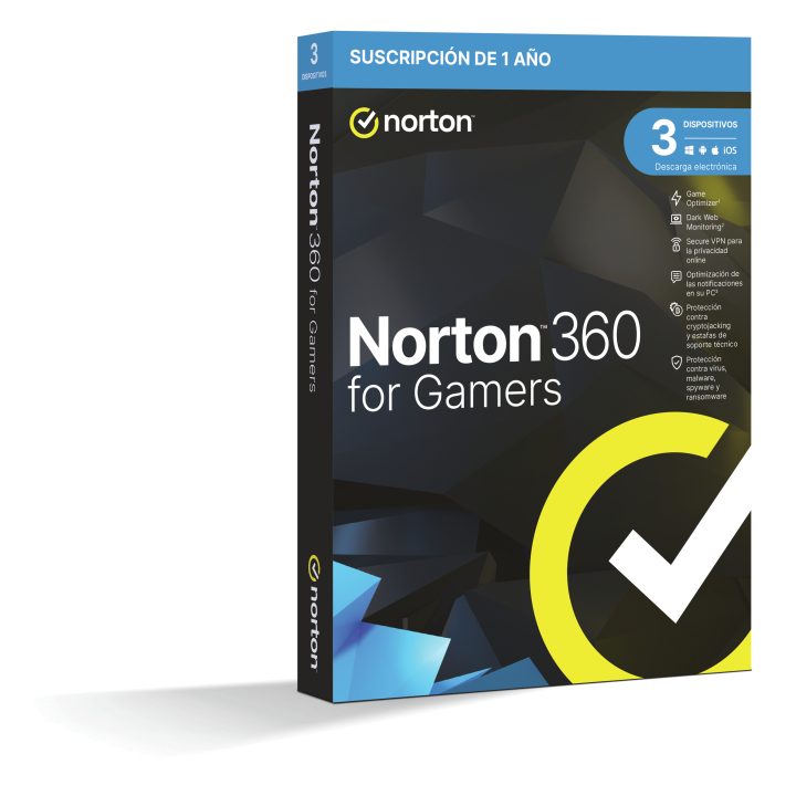 Norton 360 for Gamers Seguridad de antivirus Base Español 1…