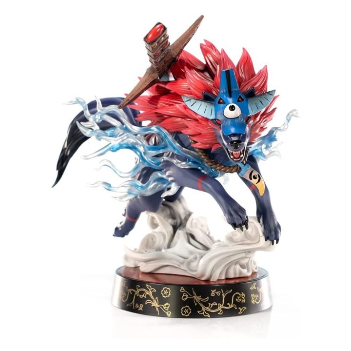 First 4 Figures Okami Oki Wolf Form Standard Edition Statue (0OKAOWST)
