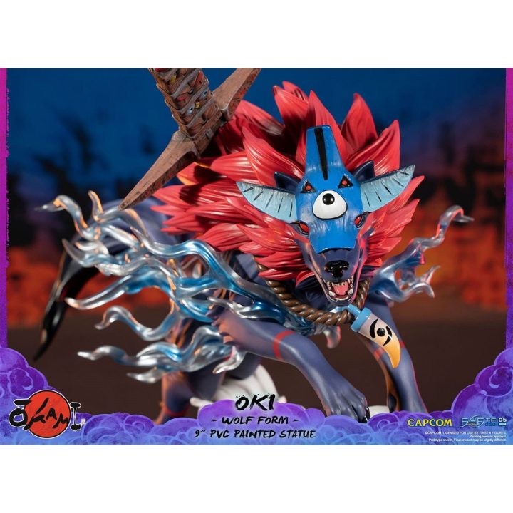 Figura First 4 Figures Okami Oki forma de lobo edição standard…