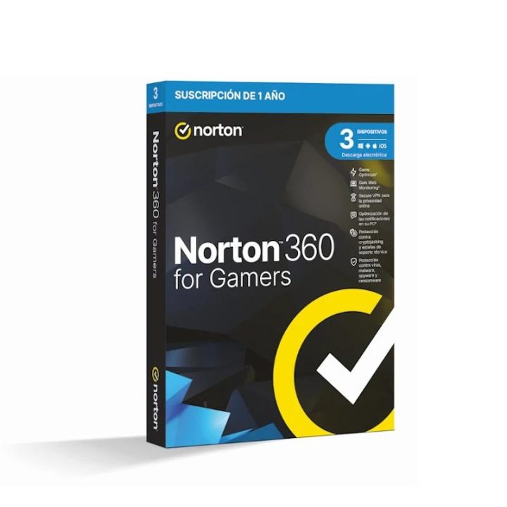 Norton 360 for Gamers Seguridad de antivirus Base Español 1…