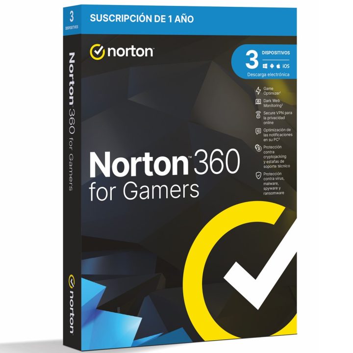 Norton 360 for Gamers Segurança de antivírus Base Português 1…