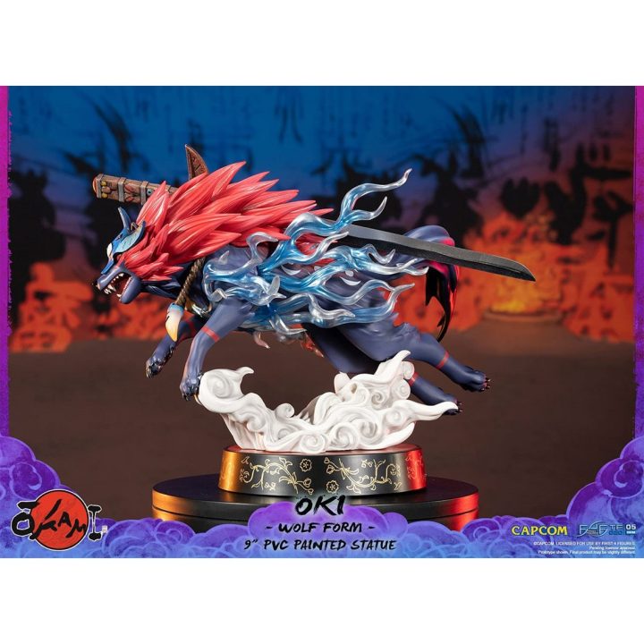 First 4 Figures Okami Oki Wolf Form Standard Edition Statue (0OKAOWST)