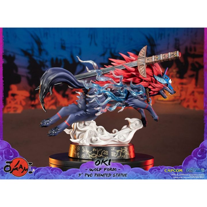 First 4 Figures Okami Oki Wolf Form Standard Edition Statue (0OKAOWST)