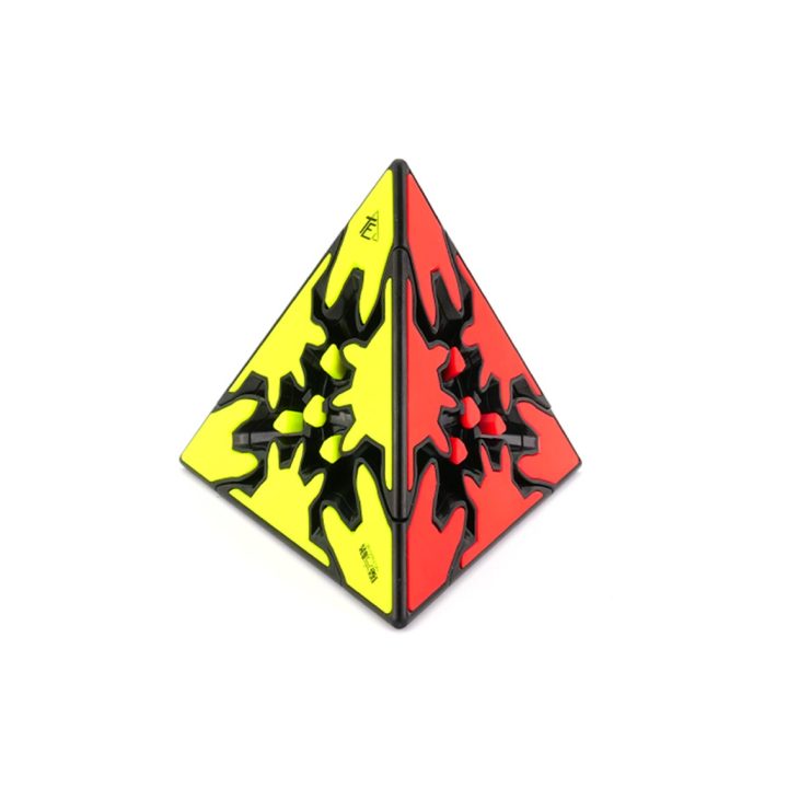 Cubo de rubik Qiyi gear pyraminx borde negros (3143)