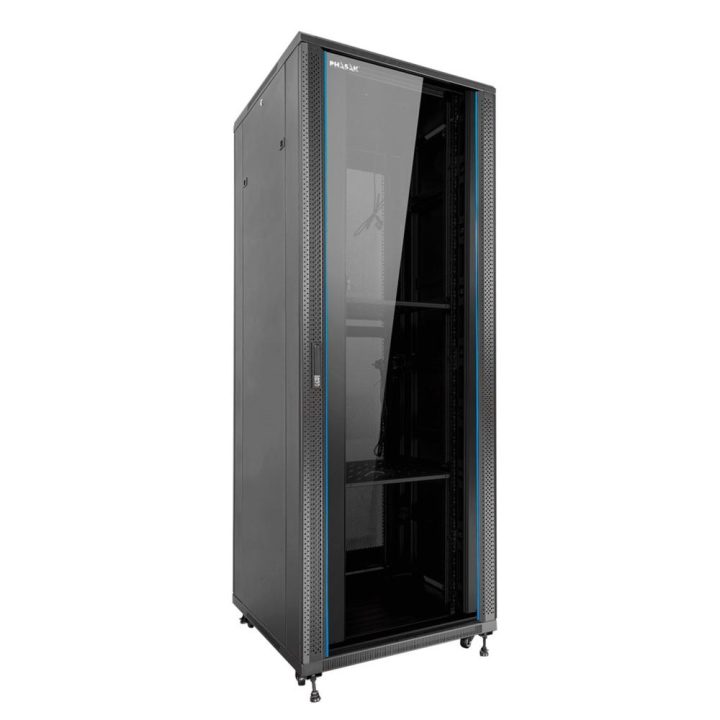 Armário rack de chão 19 polegadas Phasak pro 42U 600X1000 pho 6142