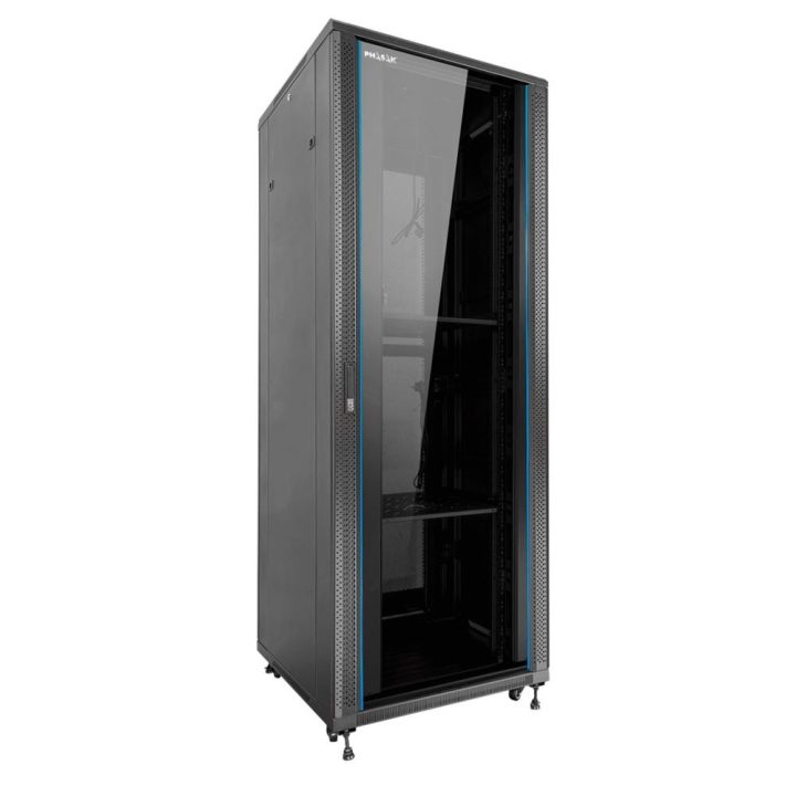 Phasak pro 47U 19-inch floor rack cabinet black 600x1000 assembled…