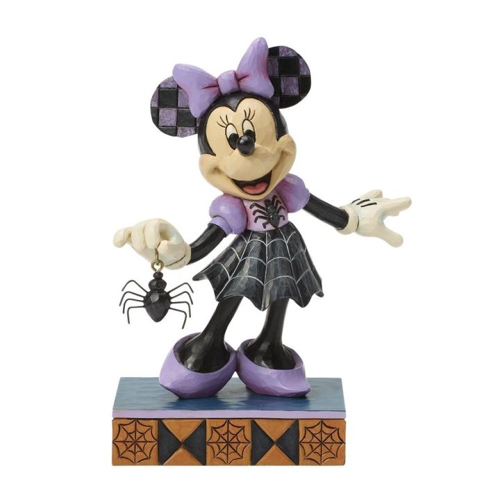 Figura Enesco Disney Minnie com vestido de aranha (6017939)