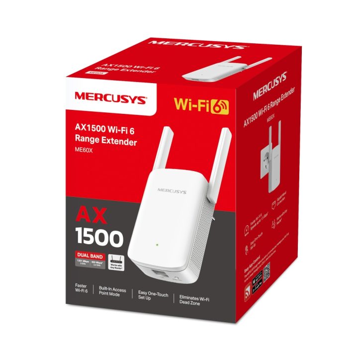 Repetidor WIFI6 Mercusys Mercusys ME60X AX1500