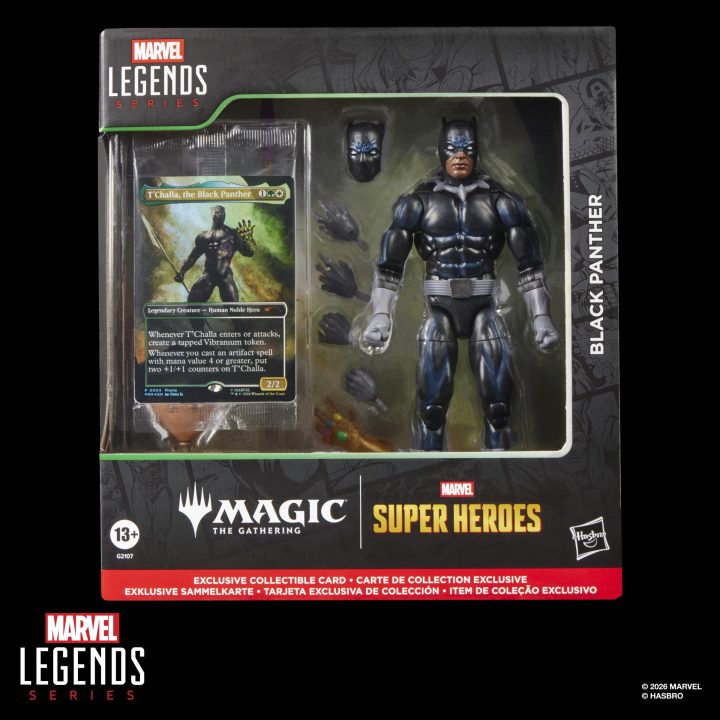 Marvel Legends Series Super Heroes y Magic The Gathering Black Panther