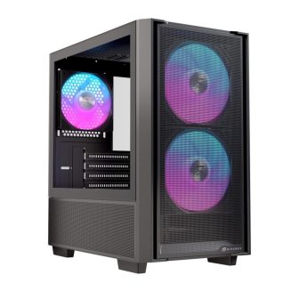 Einarex PM150 matx RGB Tempered Glass Black Gaming PC Case…