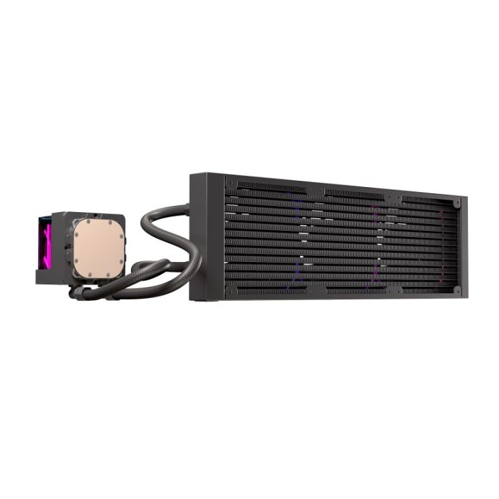 Einarex Vertex 360 RGB Liquid Cooling Kit 3x 120mm Black…