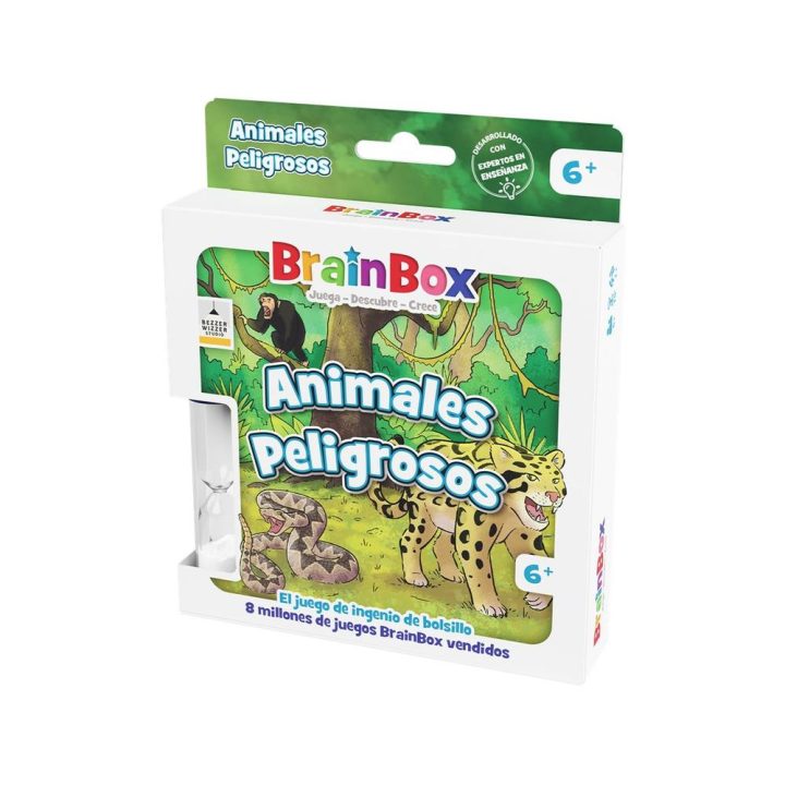 Asmodee Brainbox Pocket Dangerous Animals Board Game, Recommended Age…