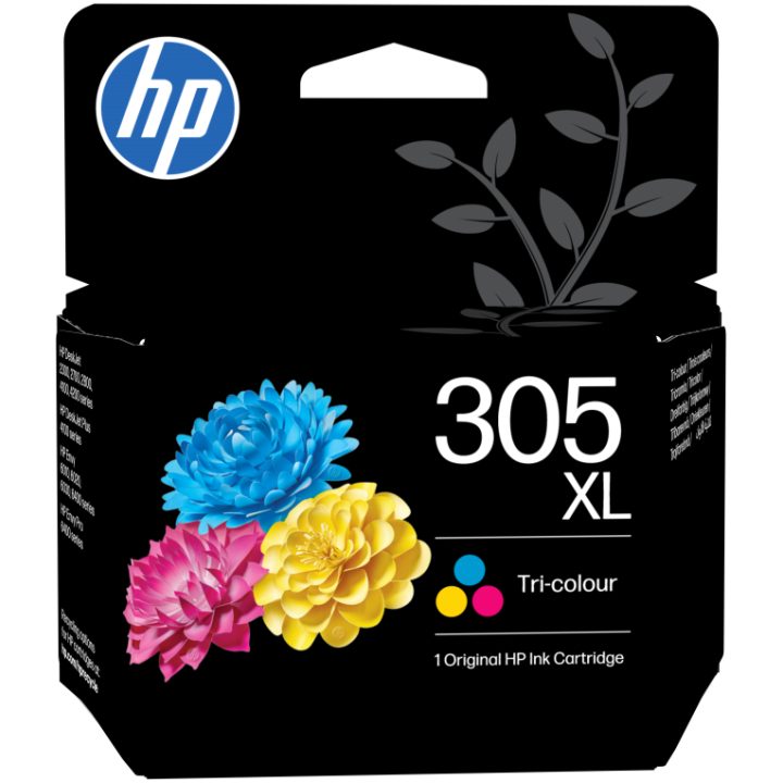 HP Cartucho de tinta Original 305XL de alta capacidad tricolor