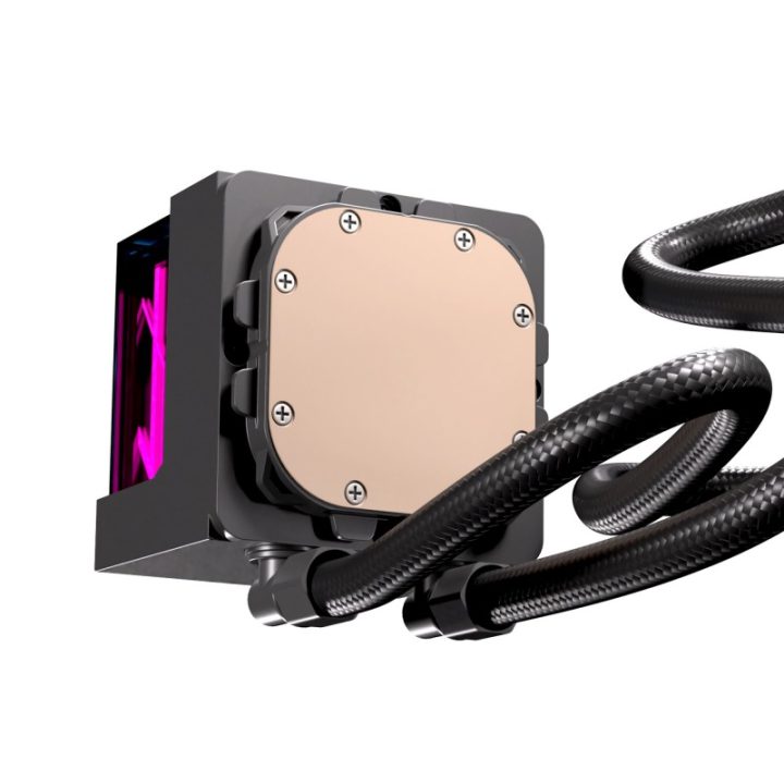 Einarex Vertex 240 RGB Liquid Cooling Kit 2x 120mm Black…
