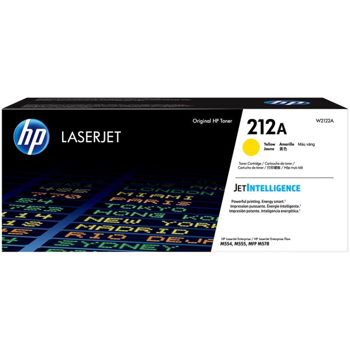 HP Cartucho de Toner Original LaserJet 212A Amarelo