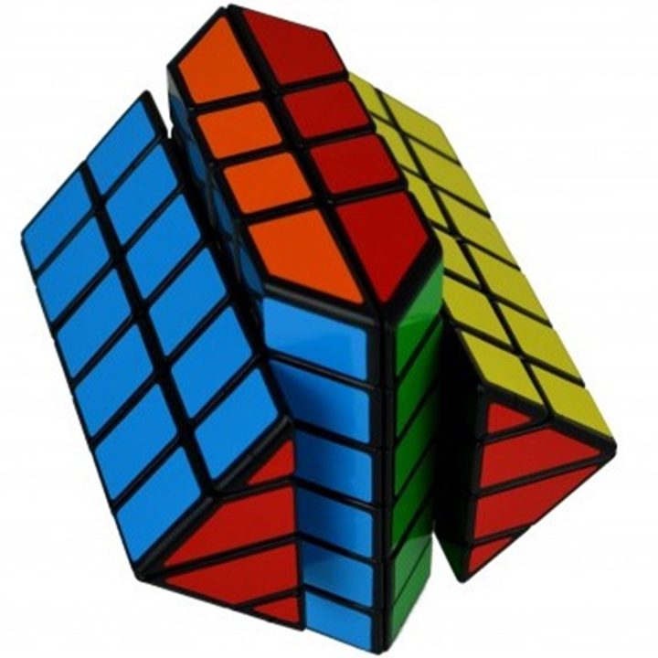 Cubo de Rubik Calvin's 4x4x6 Crazy Bad Fisher preto