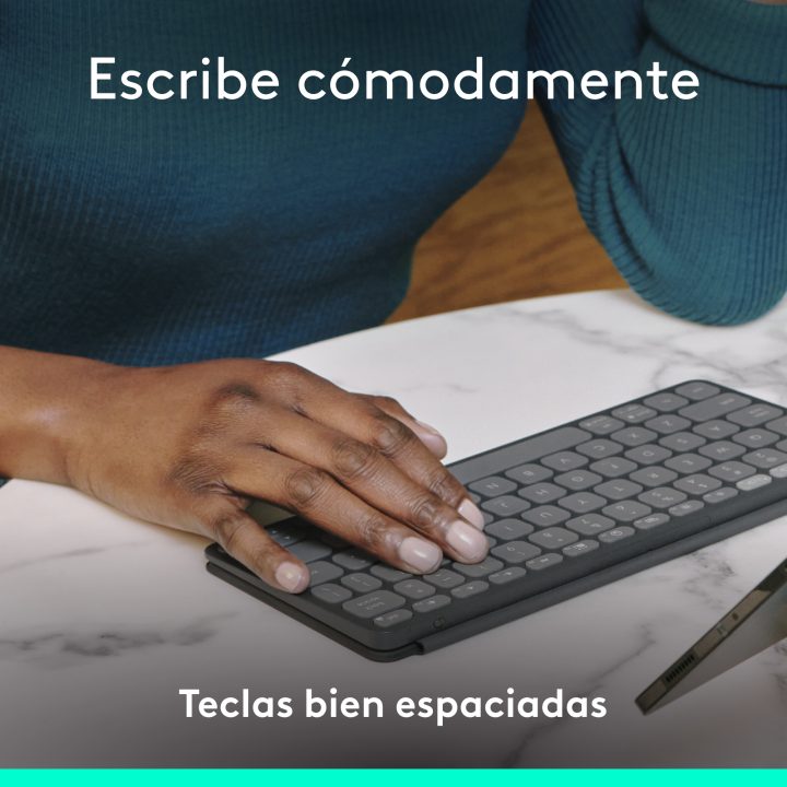 Logitech Keys-To-Go 2, teclado sem fios portátil para iPad com capa…