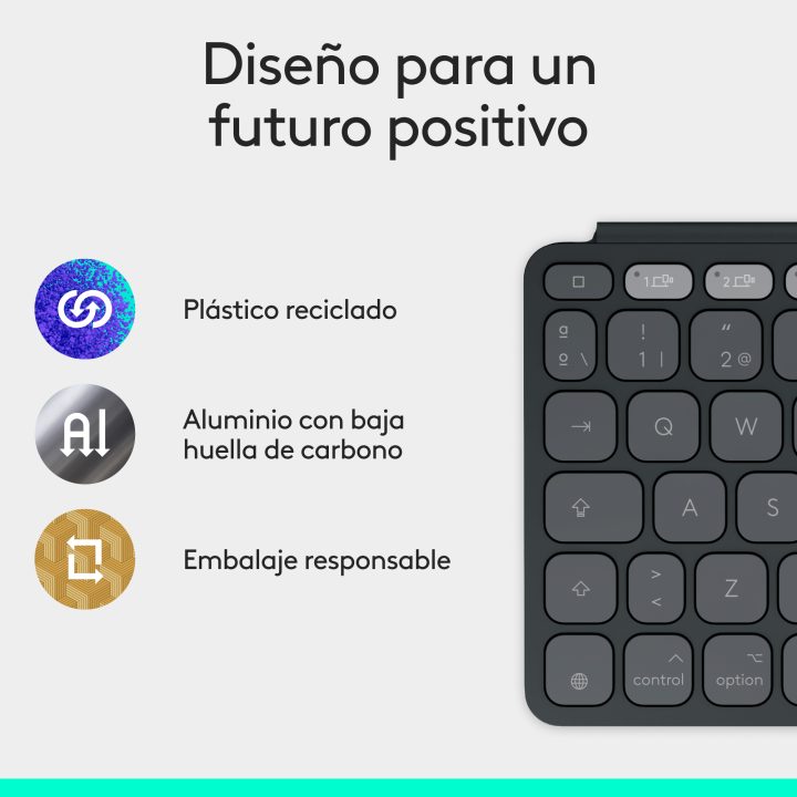 Logitech Keys-To-Go 2, teclado inalámbrico portátil para iPad con…