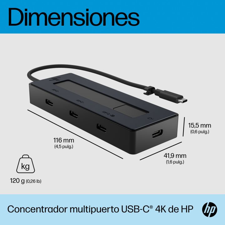 HP 4K USB-C Multiport Hub