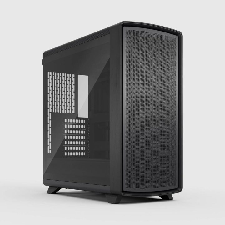 Fractal Design Summit Blackout TG Light Tint Midi Tower Black…