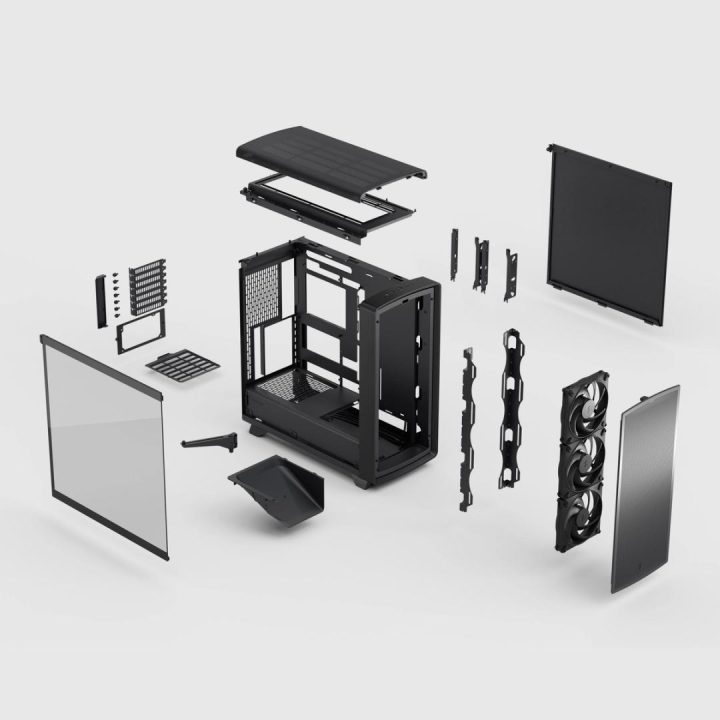 Fractal Design Summit Blackout TG Light Tint Midi Tower Negro…