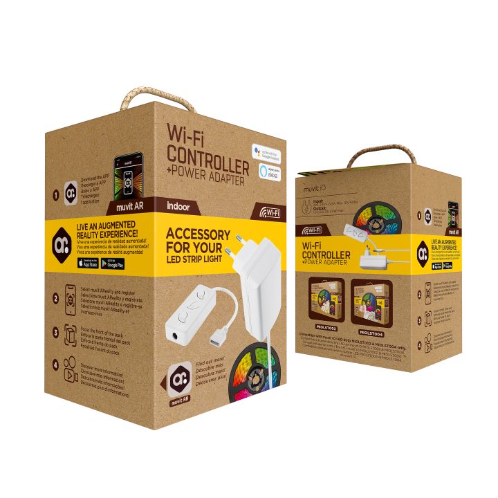 Muvit io Wi-Fi Controller + Transformer Kit for LED Strips (MIOACC001)