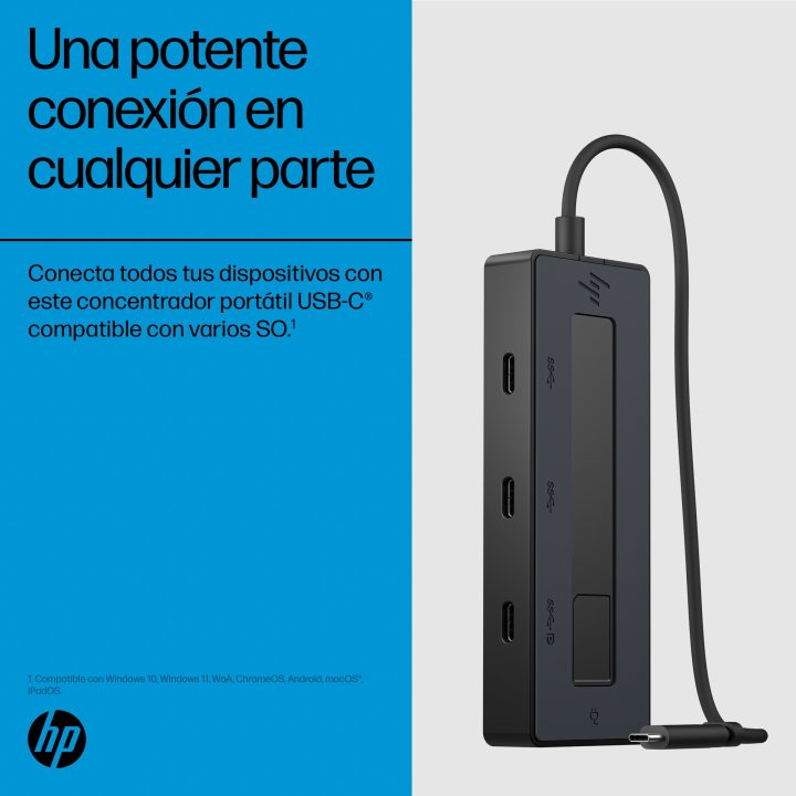 HP Concentrador multiporto USB-C 4K de