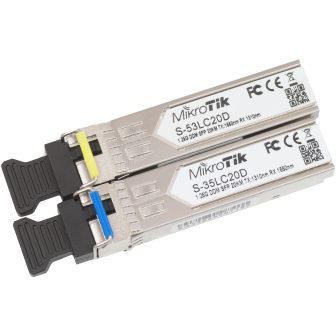 Mikrotik S-3553LC20D módulo transceptor de rede 1250 Mbit/s SFP