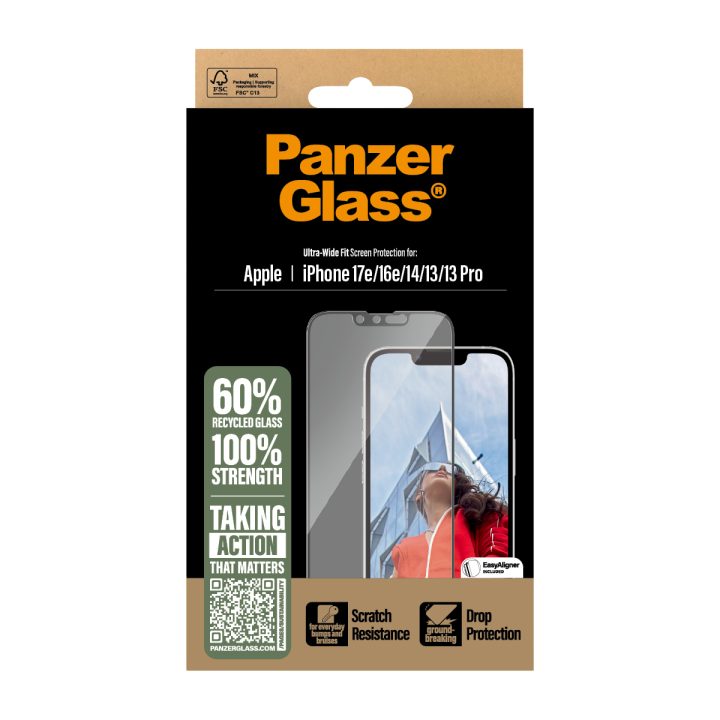 PanzerGlass ® Screen Protector iPhone 17e | 16e | 14 | 13 | 13 Pro |…