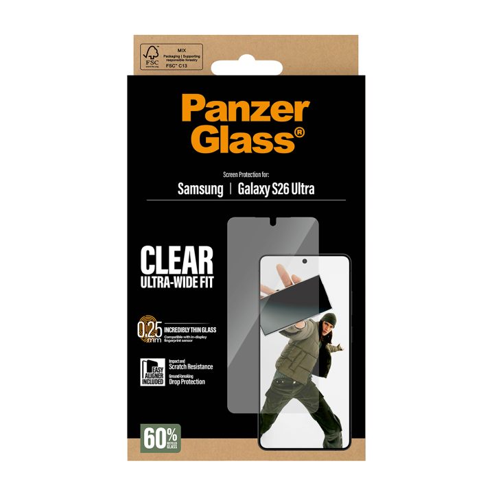 PanzerGlass ® Screen Protector Samsung Galaxy S26 Ultra | Ultra-Wide…