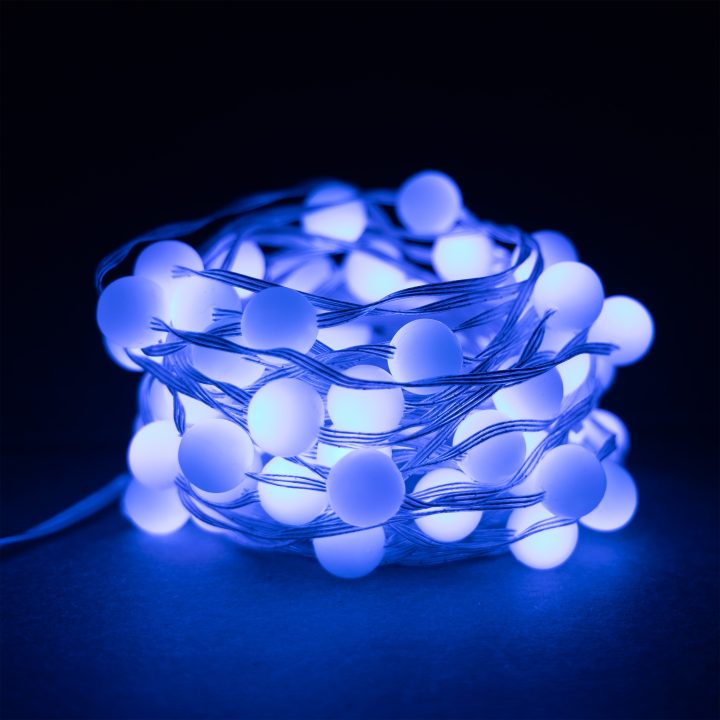 Guirnalda luces Muvit io Wi-Fi dreamcolor mini globo RGB 10m…