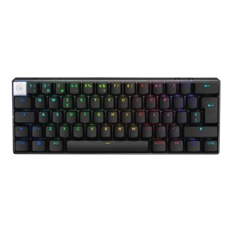 Teclado gaming Logitech PRO X 60 sem fios preto (920-011903)