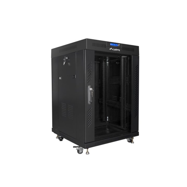 Lanberg FF01-6615-12BL 15U Rack Cabinet Free-standing Black