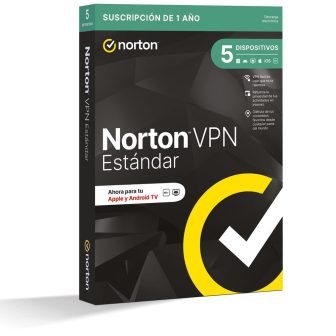 Norton VPN Standard ES 1 utilizador 5 dispositivos 1 ano ESD…