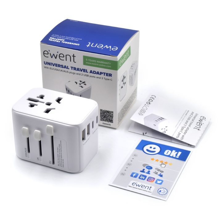 Ewent EW1470 Mobile Device Charger White