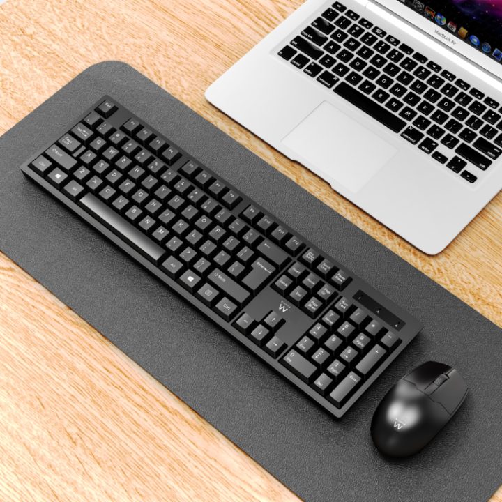 Ewent EW3281 teclado Ratón incluido Universal RF inalámbrico QWERTY…