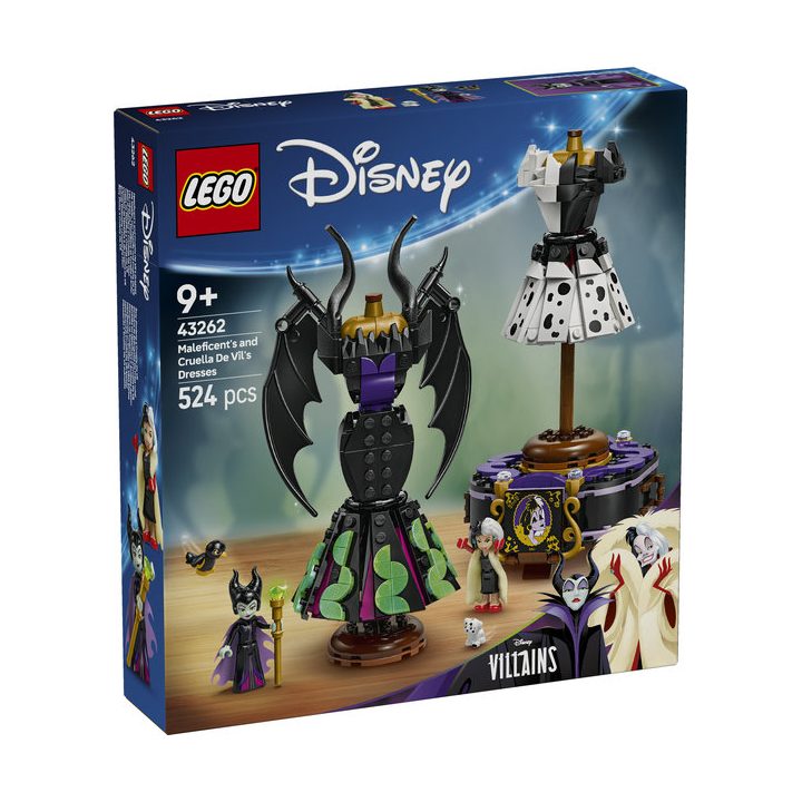 Playmobil Lego Disney fatos da Maléfica e da Cruella (43262)