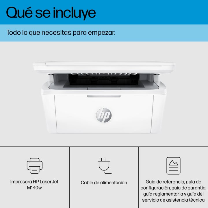 HP LaserJet M140w Multifunções Sem Fios Preto e Branco Impressora…