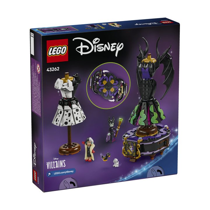 Playmobil Lego Disney fatos da Maléfica e da Cruella (43262)