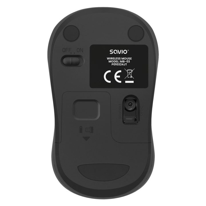 Rato óptico Savio MB-03 wireless 1000 DPI (SAVMB-03)