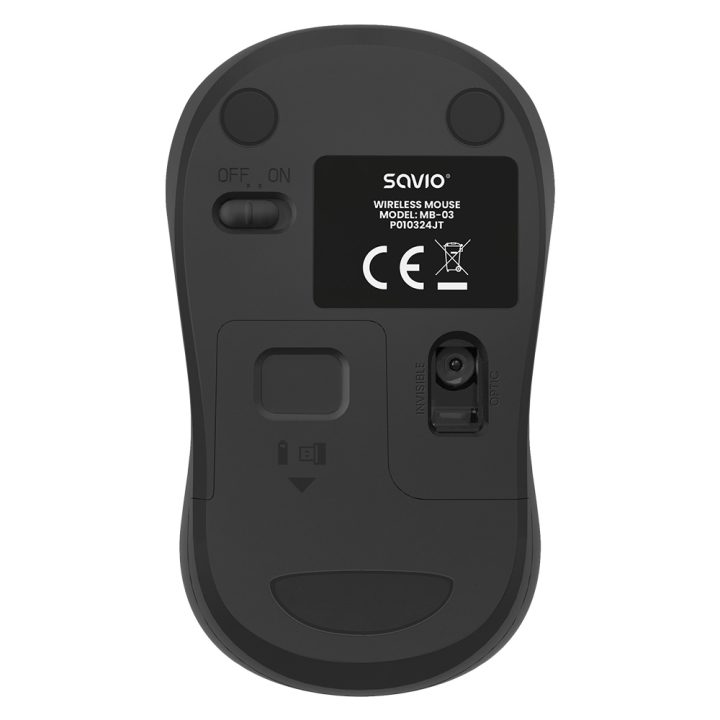 Rato óptico Savio MB-03 wireless 1000 DPI (SAVMB-03)