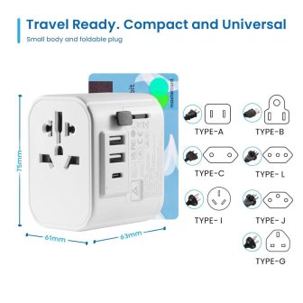 Ewent EW1475 cargador de dispositivo móvil Blanco