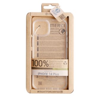 Muvit Recycletek Clear Case for Apple iPhone 14 Plus (MCCRS0336)