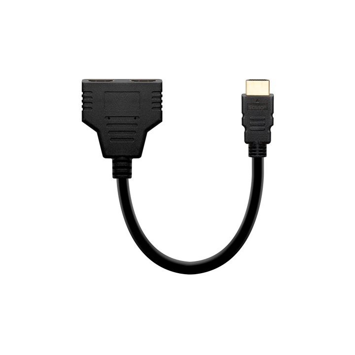Adaptador HDMI (m) a HDMI (h) savio ak-77 (SAVAK-77)